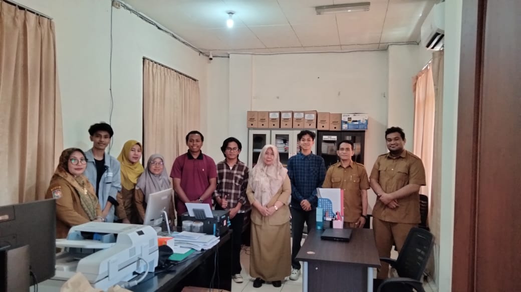 Kunjungan Mahasiswa Universitas Khairun Ternate Jurusan Teknik Informatika Terkait Digitalisasi Arsip Statis dan Arsip Dinamis  Pada Bidang Pelestarian Dan Alih Media Dinas Perpustakaan Dan Kearsipan Daerah Kota Ternate